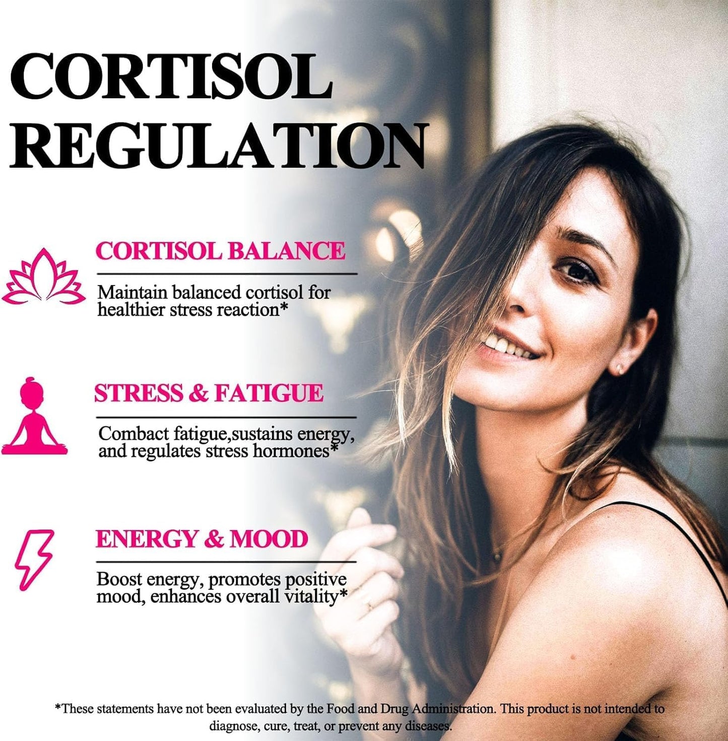Cortisol Supplement Liquid Drops, 17-in-1 Cortisol Reducer w. Ksm-66 Ashwagandha Theanine Rhodiola Rosea Magnesium Phosphatidylserine, Hormone Balanced & Lower Cortisol for Women Calm* Relaxation